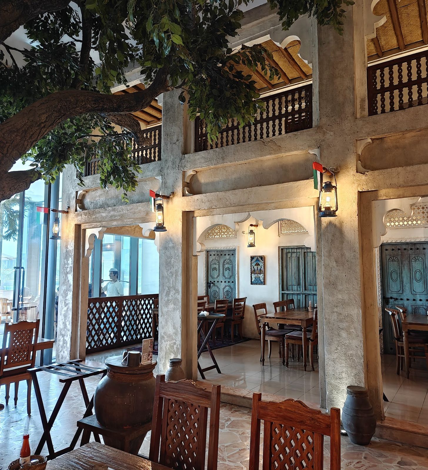 Al Fanar Festival City Emirati restaurant — UAE residence visa celebration dinner