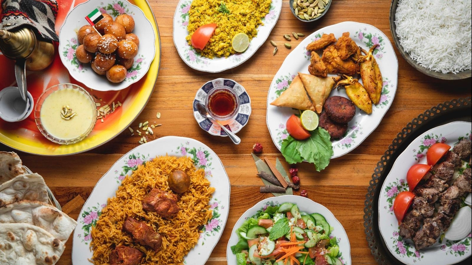 Al Fanar Festival City Emirati restaurant courtyard — best Festival Bay dinner