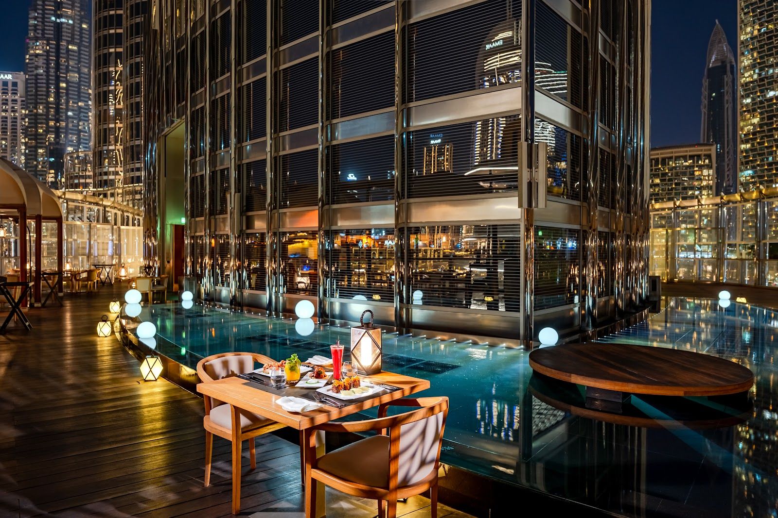Amal, Armani Hotel Dubai — refined halal Indian dining room with terrace