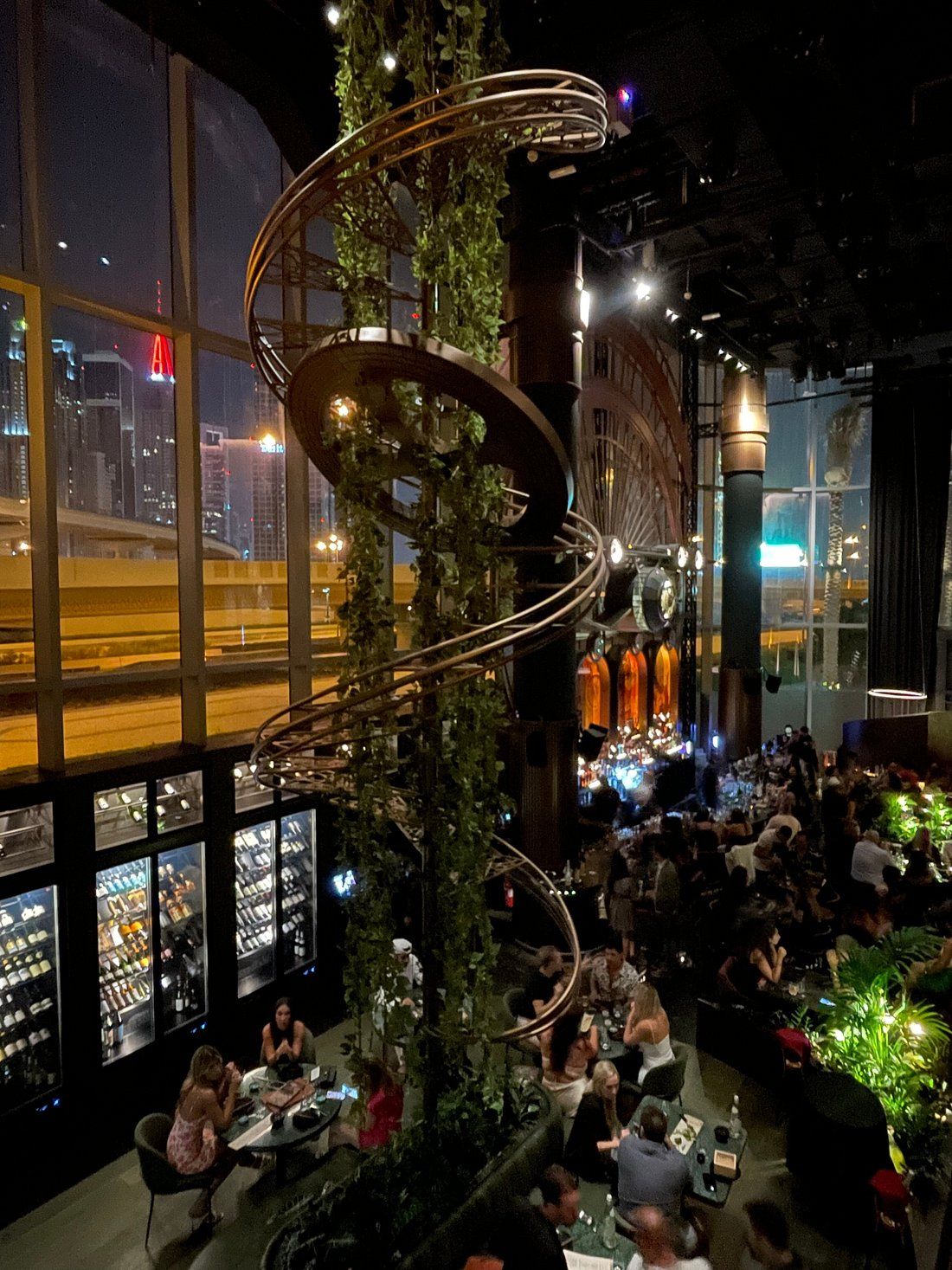 Amelia Dubai — bright sky-view terrace dining room
