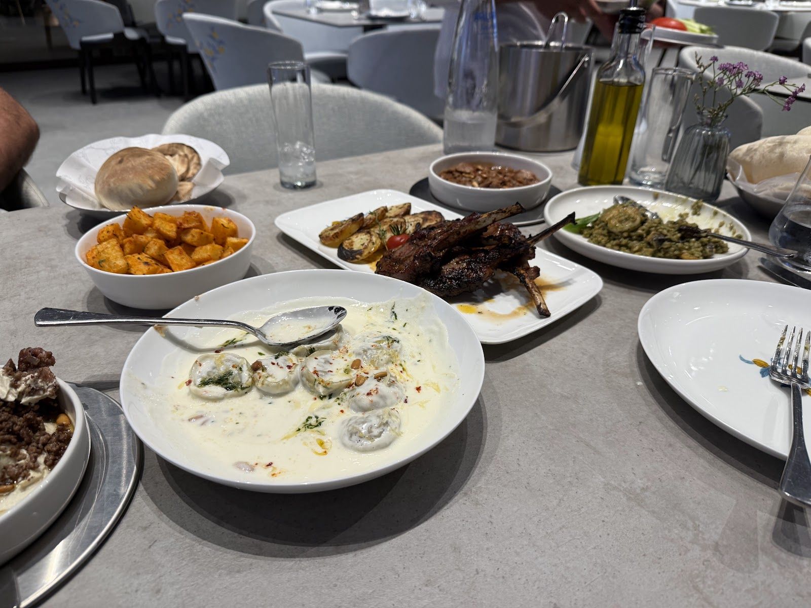 Bebabel Dubai — signature dish and dining room