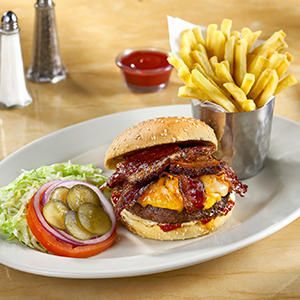 The Cheesecake Factory Dubai — signature dish and dining room