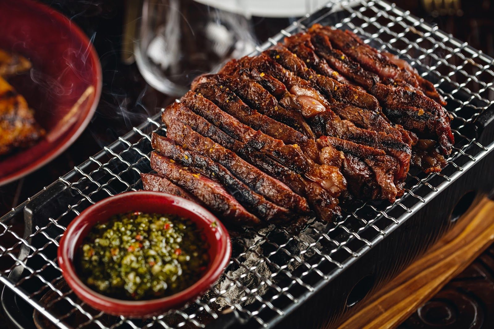 Coya Dubai — the DIFC dining room after dark