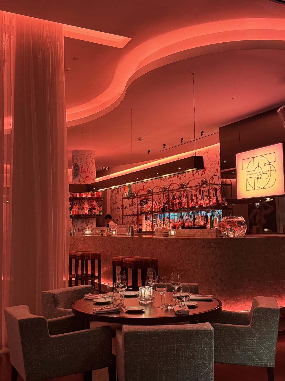 La Cantine du Faubourg Dubai — French brasserie set lunch plate