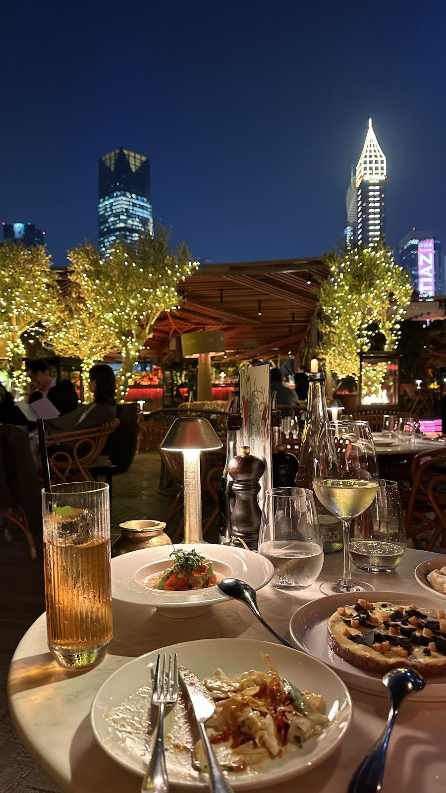 La Cantine du Faubourg Dubai — the art-filled brasserie room