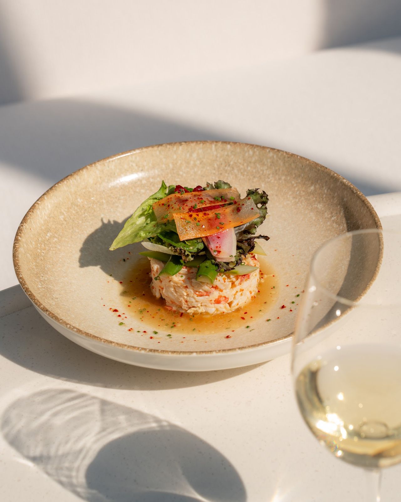 Nammos Dubai Dubai — signature dish and dining room