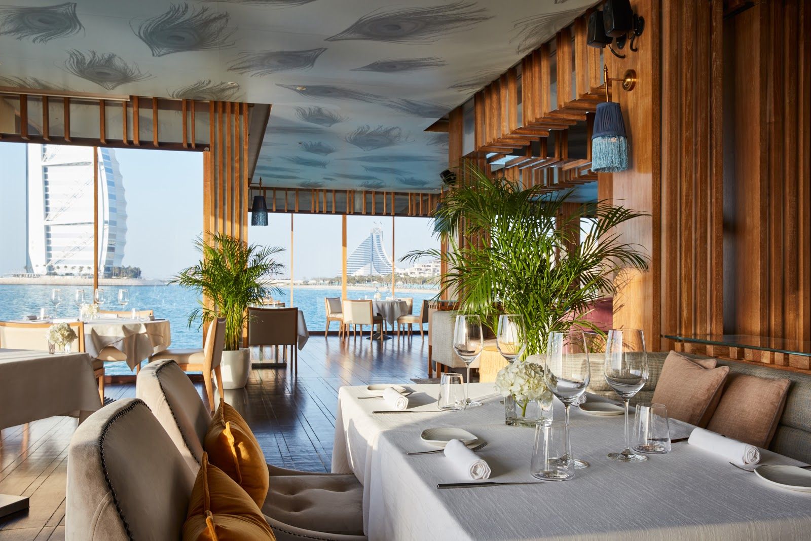 Pierchic Dubai overwater pier seafood — romantic birthday dinner