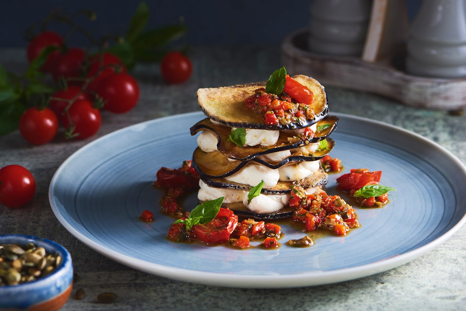 WHITE Beach & Restaurant Dubai — signature dish and dining room